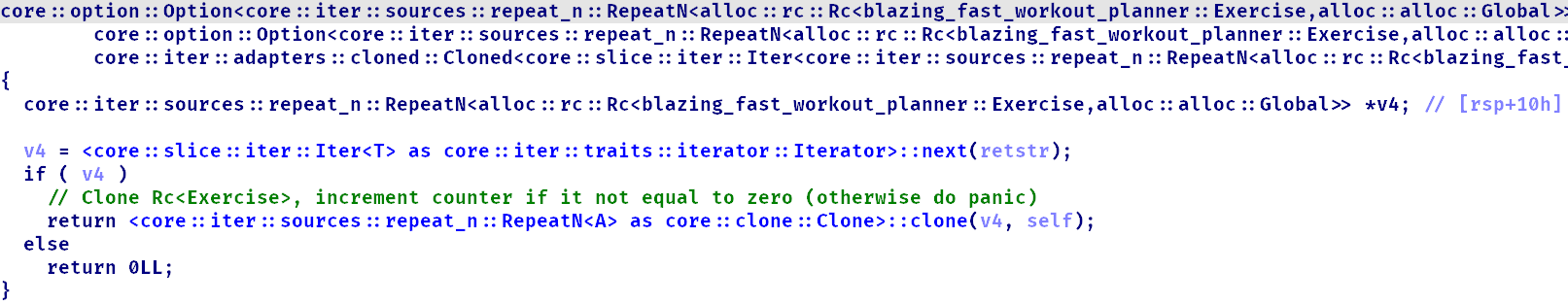 Инкремент счетчика ссылок на внутрений объект
